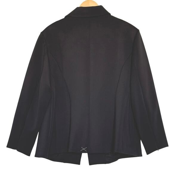 NWT MM.LAFLEUR Womens Miller Blazer - Scuba Black Size +2 (US 18) - Picture 2 of 7